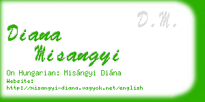 diana misangyi business card