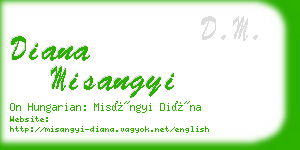 diana misangyi business card